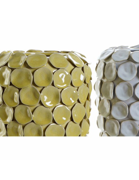 JARRON GRES 20X20X30,5 RELIEVE 2 SURTIDO