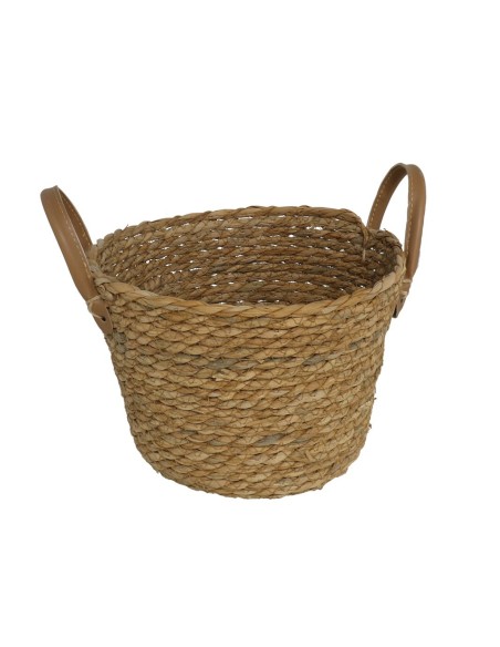 CESTO C/ASAS NATURA 24X24X18/24CM