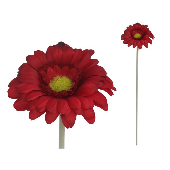 VARA GERBERA MICRO - 12CM / 52CM (ROJO)