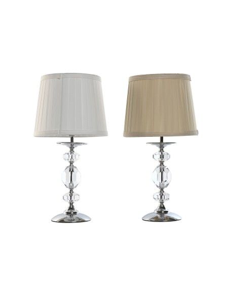 LAMPARA SOBREMESA METAL ACRILICO 22X22X45 2 SURT.