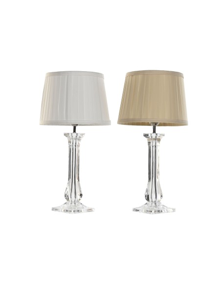 LAMPARA SOBREMESA METAL ACRILICO 25X25X50 2 SURT.