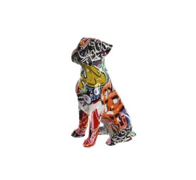 FIGURA RESINA 14X9X19,5 PERRO MULTICOLOR
