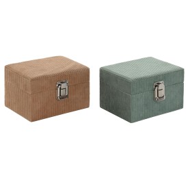 JOYERO POLIESTER 14X10X8,5 RELOJERO 2 SURT.