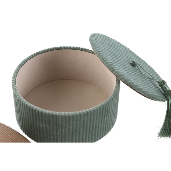 CAJA POLIESTER 13X13X6,5 PANA 2 SURT.