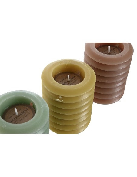 VELA CERA 7X7X14 420 GR, 3 SURT.