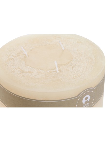 VELA CERA 15X15X7,5 1050 GR, 65 HORAS NATURAL