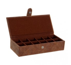 JOYERO PU MDF 21X9X5 MARRON