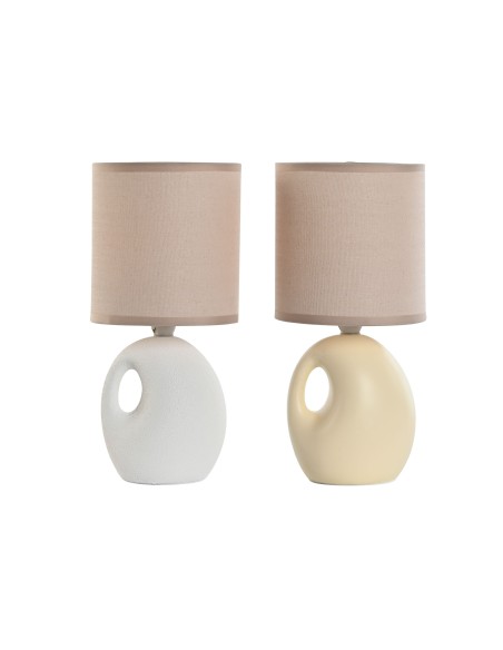 LAMPARA SOBREMESA DOLOMITE LINO 14X14X30 2 SURT.