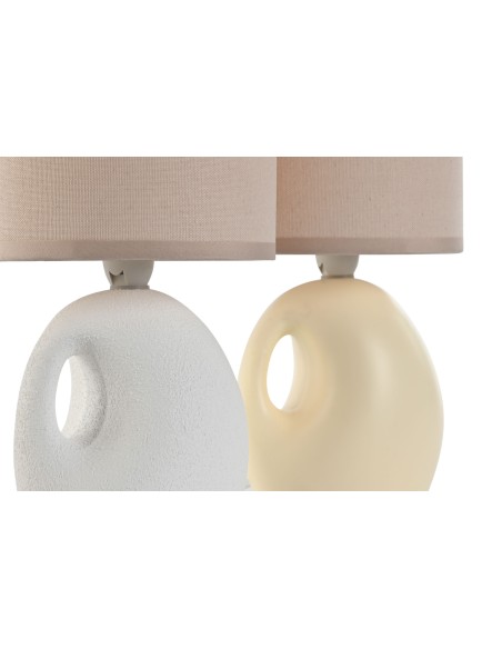 LAMPARA SOBREMESA DOLOMITE LINO 14X14X30 2 SURT.