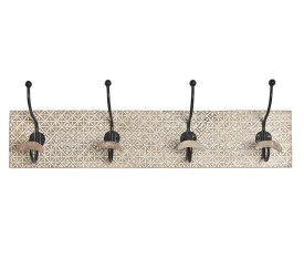 PERCHERO PARED MANGO HIERRO 76X14X21 TALLADO