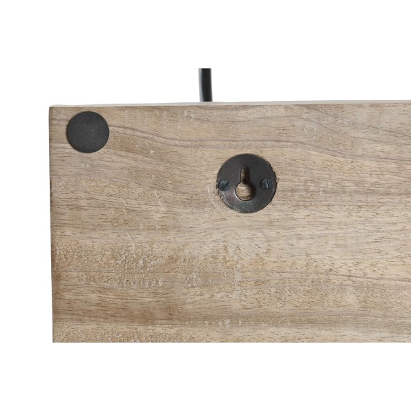 PERCHERO PARED MANGO HIERRO 76X14X21 TALLADO