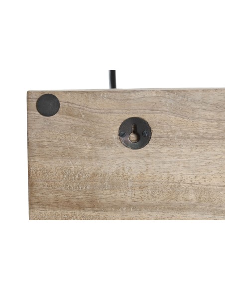 PERCHERO PARED MANGO HIERRO 76X14X21 TALLADO