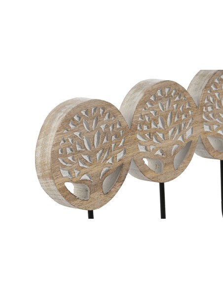 PERCHERO MANGO METAL 39X6,5X18,5 ARBOL NEGRO