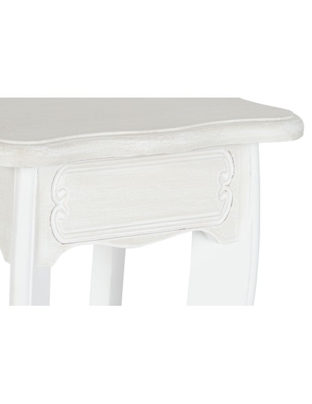 MESITA AUXILIAR SET 2 MDF 30X30X76,5 MARRON CLARO