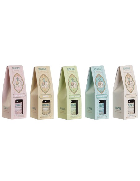 ACEITE ESENCIAS CRISTAL 4X4X11 15ML, 5 SURTIDO