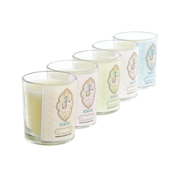 VELA CRISTAL CERA 9X9X9 120GR, 5 SURTIDO