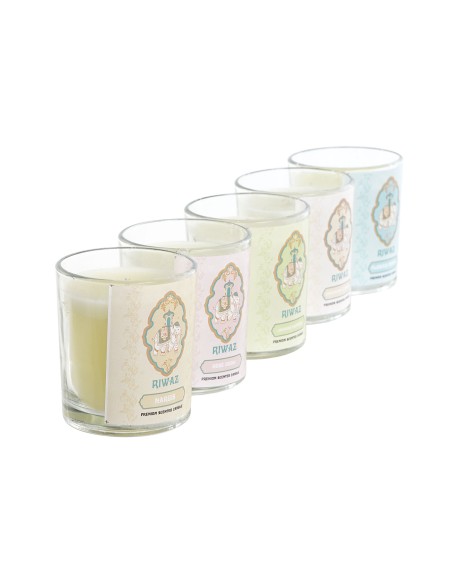 VELA CRISTAL CERA 9X9X9 120GR, 5 SURTIDO