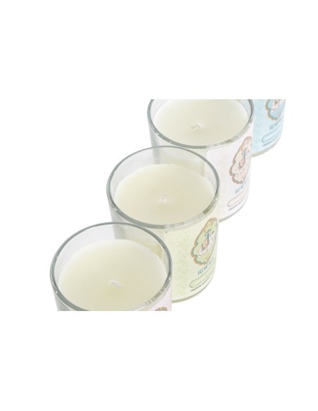 VELA CRISTAL CERA 9X9X9 120GR, 5 SURTIDO