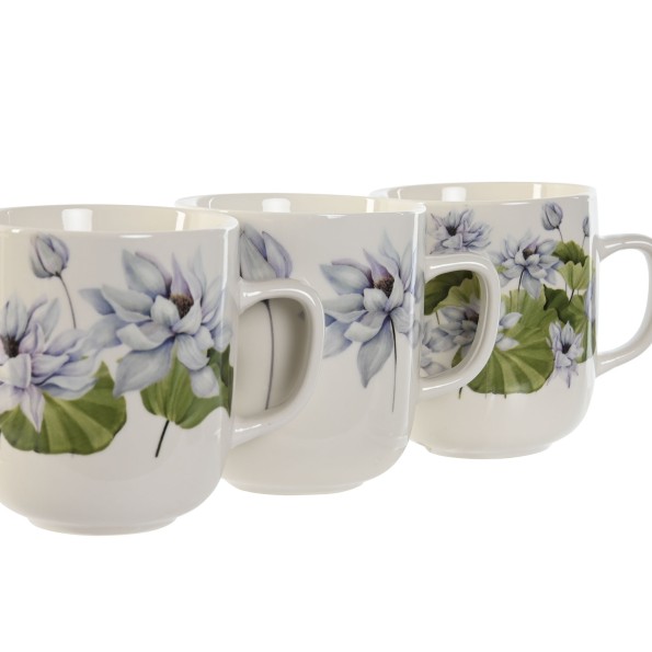 MUG PORCELANA 12X8,5X10 380ML, 3 SURT. (1843)