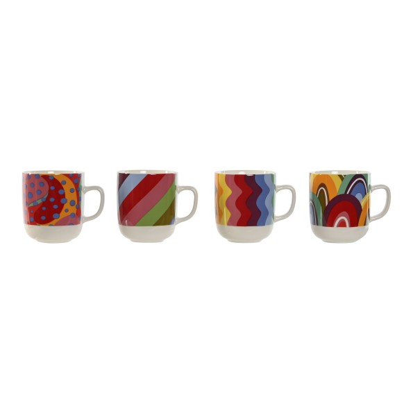 MUG PORCELANA 12X8,5X10 380ML, 4 SURT.