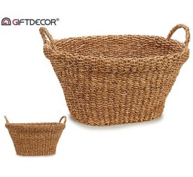 CESTO ASA OVALADO GRA BORDE 52x58x27cm