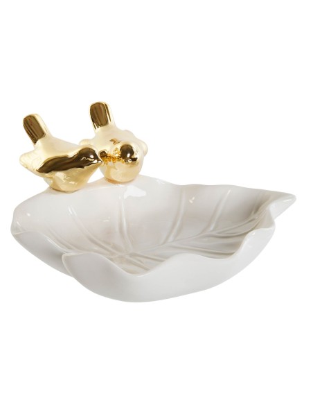 BANDEJA VACIABOLSILLOS PORCELANA 17X16X7,2 PAJARO