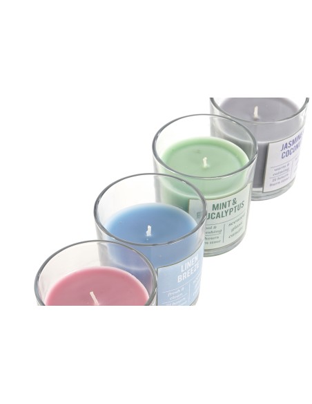 VELA CERA CRISTAL 8X8X9 120 GR, 4 SURT.