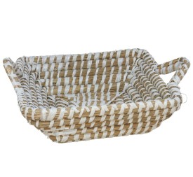 CESTA FILCO 22X22X8 BLANCO SEAGRASS