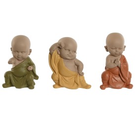 FIGURA RESINA 8X5,5X12,7 MONJE 3 SURT.