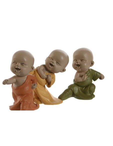 FIGURA RESINA 8X5,5X9 MONJE 3 SURT. (2869)