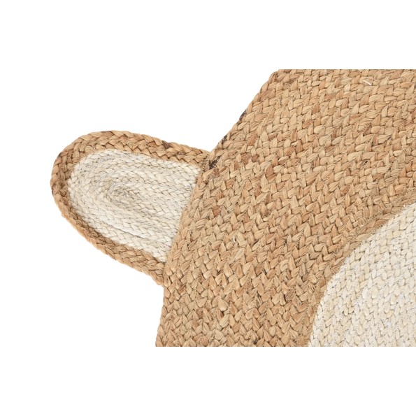 ALFOMBRA YUTE ALGODON 100X100X1 1000 GSM MONO