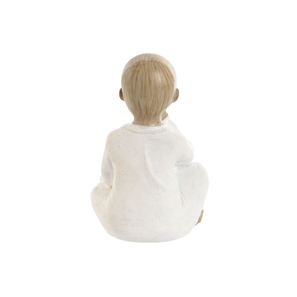 FIGURA RESINA 7X6,5X10,5 MONJE 3 SURT.