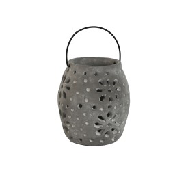 PORTAVELA CEMENTO 17X17X19 GRIS