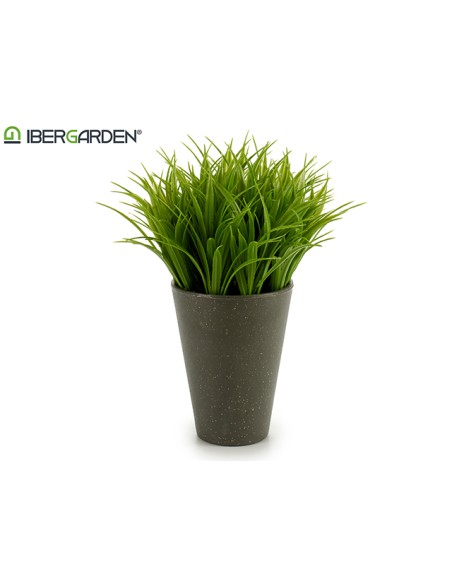 PLANTA PLAST MACETERO CEMENTO 11 x 11 x 18 cm