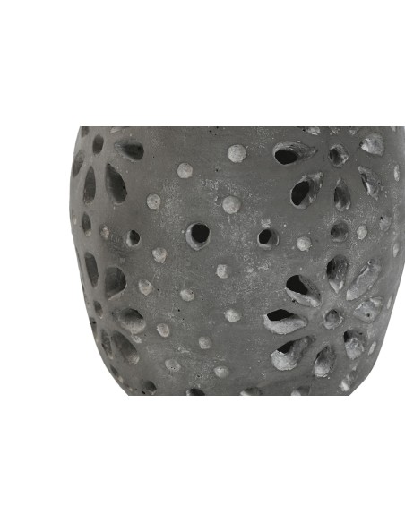 PORTAVELA CEMENTO 17X17X19 GRIS