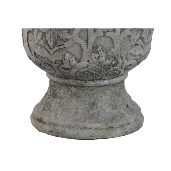 MACETERO CEMENTO COPA  22X22X29 DESGASTADO GRIS