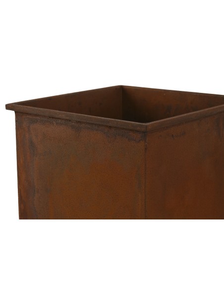 MACETERO SET 2 METAL 24X24X24 SIMIL OXIDO