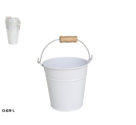 CUBO ZINCADO ROLY 0.69 LT BLANCO