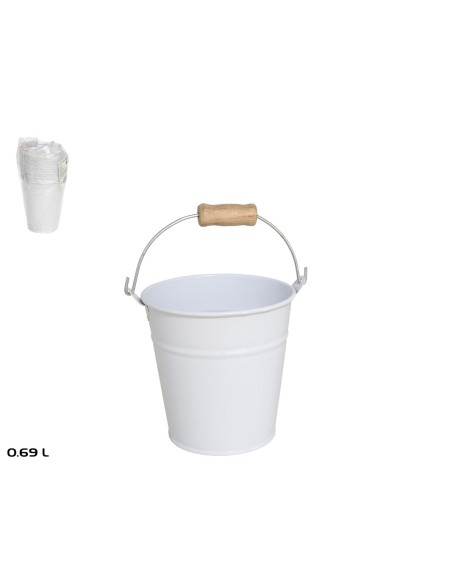 CUBO ZINCADO ROLY 0.69 LT BLANCO