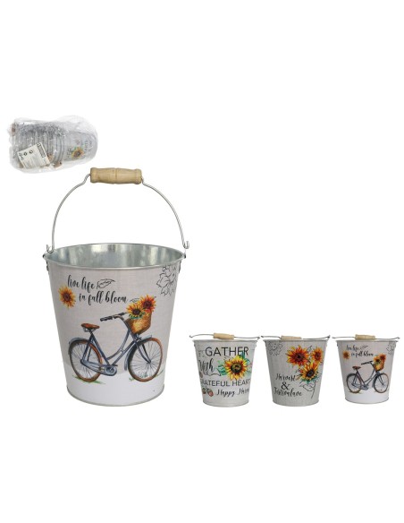 CUBO GIRASOLES 14X14CM 3STD