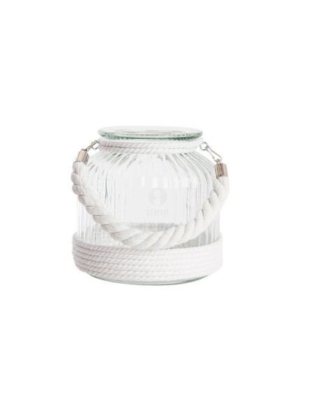 PORTAVELA CRISTAL METAL 18X18 CUERDA