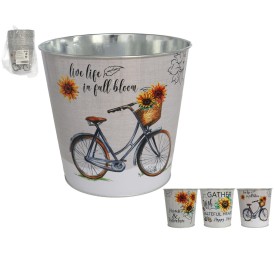 MACETERO GIRASOLES 16X17,5CM 3STD