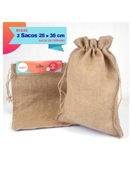 SACO DE CAÑAMO 25X35CM