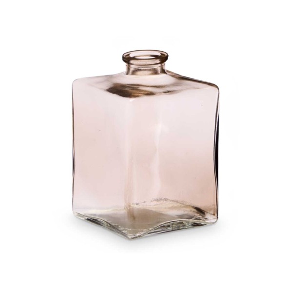 FRASCO CRISTAL CUADRADO GRIS