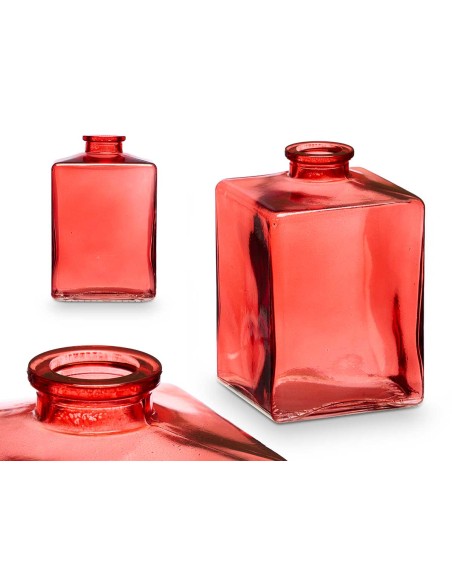 FRASCO CRISTAL CUADRADO TEJA