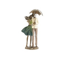 FIGURA RESINA 12,5X8X25,5 PAREJA VERDE
