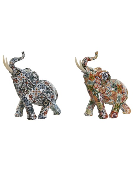 FIGURA RESINA 16X7X17 ELEFANTE 2 SURT.