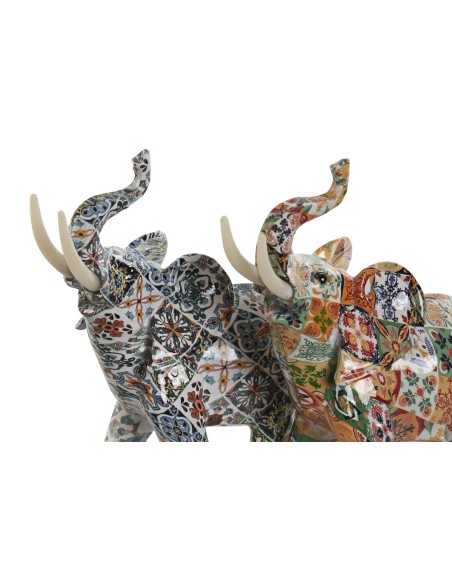 FIGURA RESINA 16X7X17 ELEFANTE 2 SURT.