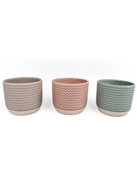 MACETERO GRES 12X12X10,5 3 SURT.