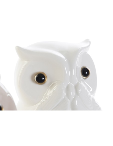 FIGURA PORCELANA 8,6X7,6X11,8 BUHO 3 SURT.